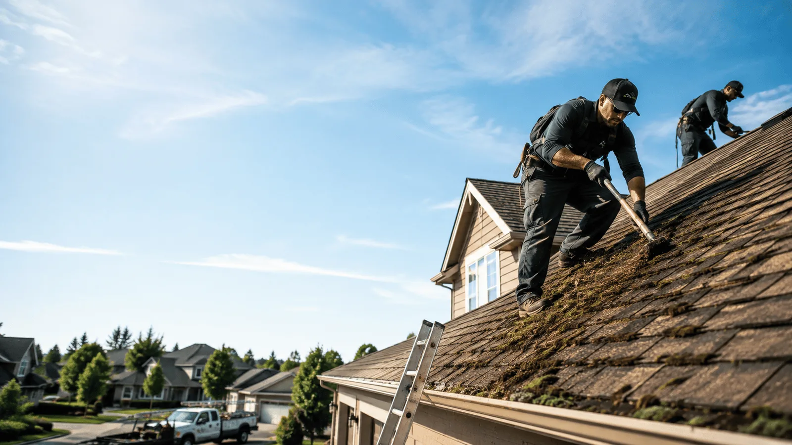 Roof Moss Removal in Amsterdam, OH near me